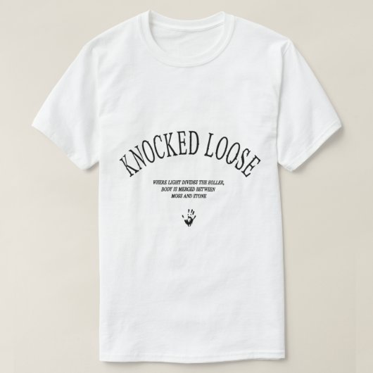Knockte Loose Merch, wo sich das Licht teilt T-Shirt (Design vorne)