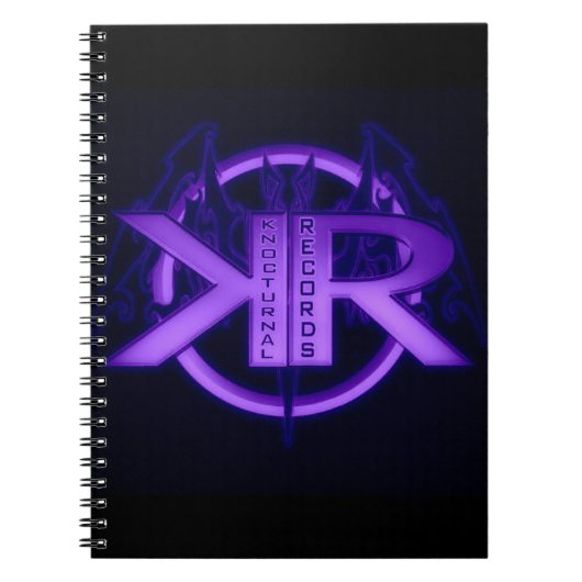 Knocturnal-Platten Notebook- und Schreibtisch Notizblock (Vorderseite)