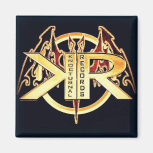 Knocturnal Plattenen-Magnet LOGO Magnet