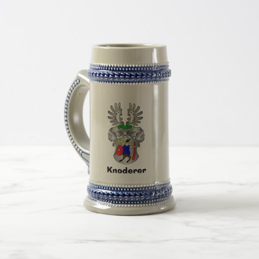 Knoderer Stein Bierglas (Vorderseite Links)