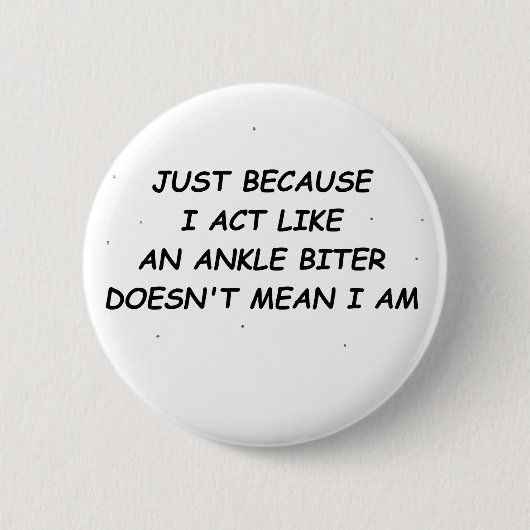 Knöle Biter T - Shirt Button (Vorderseite)