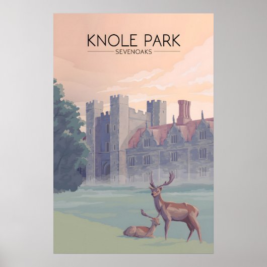 Knole Park Sevenoaks Reiseposter Poster (Vorne)