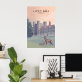 Knole Park Sevenoaks Reiseposter Poster (Heimbüro)