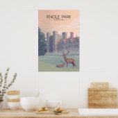 Knole Park Sevenoaks Reiseposter Poster (Küche)