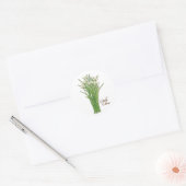 Knolic Chives Herb Round Stickers (Umschlag)