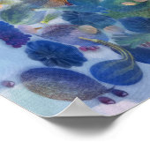 Knolic Lilies Water Lilies Kunstfreude Poster (Ecke)