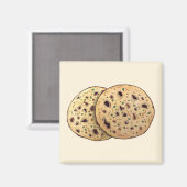 Knolic Naan Baked Indian Flatbrei Cuisine Food Magnet (Vorderseite/Rückseite)