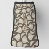 Knolic Woodcut Pattern Golf Head Cover Headcover (Rotieren 90)