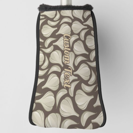 Knolic Woodcut Pattern Golf Head Cover Headcover (Rotieren 90)