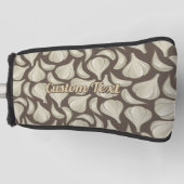 Knolic Woodcut Pattern Golf Head Cover Headcover (Vorderseite)