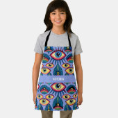 Knollen Charybdis Eyes Rainbow Benutzerdefiniertes Schürze (Insitu)