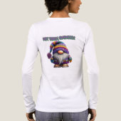 Knome Lover's "Not Today, Gnomeey" Tri-Blend Shirt (Rückseite)