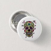 Knopf 1 1/4 Zoll - Bonbon-Rebell Button (Vorne & Hinten)