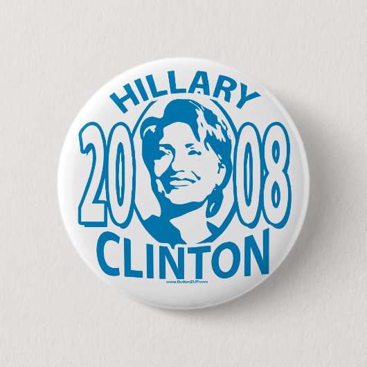 Knopf 2008 Hillary Clinton Button (Vorderseite)