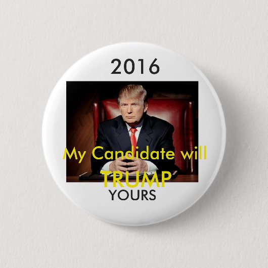 Knopf 2016 Donald Trump Pinback Button (Vorderseite)