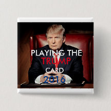 Knopf 2016 Donald Trump Pinback (Quadrat)