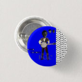 Knopf 2 Panda Grooming Company Button (Vorne & Hinten)