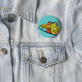 Knopf, 2 Vögel auf einem Draht Button (Beispiel)