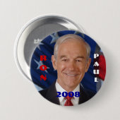 Knopf ABSTIMMUNG Ron Pauls 2008 Button (Vorne & Hinten)