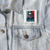 Knopf/Abzeichen BETRÜGER Anti-Hillary Clinton Button (Beispiel)