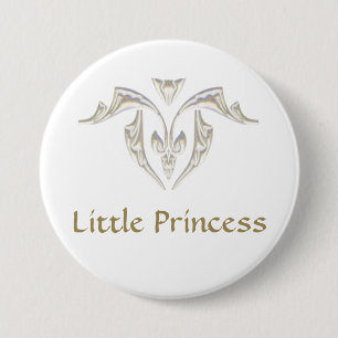 Knopf-Abzeichen - kleine Prinzessin Button