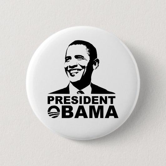 Knopf-Abzeichen Präsidenten Obama Button (Vorderseite)