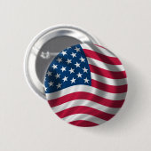 Knopf-Abzeichenknöpfe der amerikanischen Flagge Button (Vorne & Hinten)
