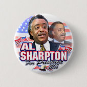 Knopf Al Sharptons 08 Button (Vorderseite)