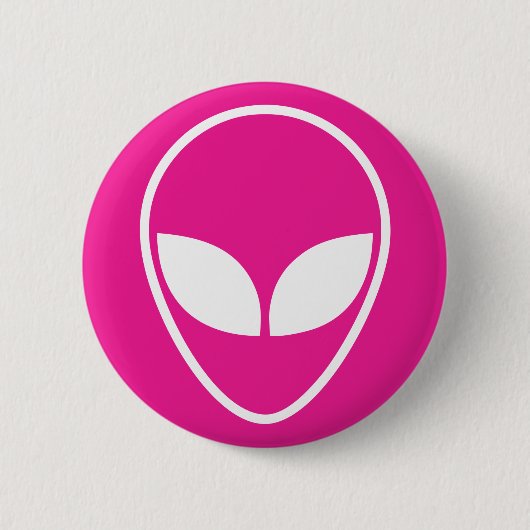 Knopf Alien Button, Geek Button (Vorderseite)