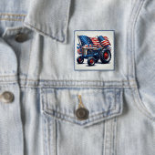 Knopf am Patriotischen Traktor Button (Beispiel)