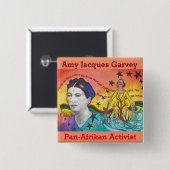 Knopf Amy-Jacques Garvey Button (Vorne & Hinten)