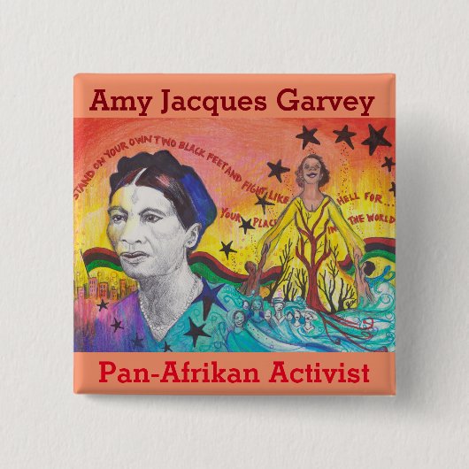Knopf Amy-Jacques Garvey Button (Vorderseite)
