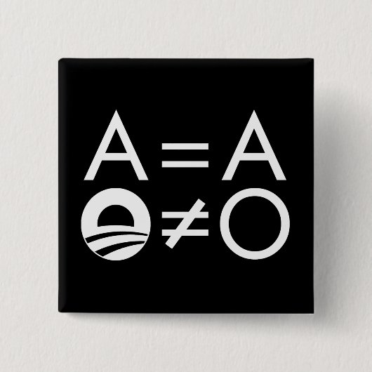 Knopf Anti-Obama Objectivist Button (Vorderseite)