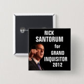 Knopf Anti-RIck Santorum Button (Vorne & Hinten)