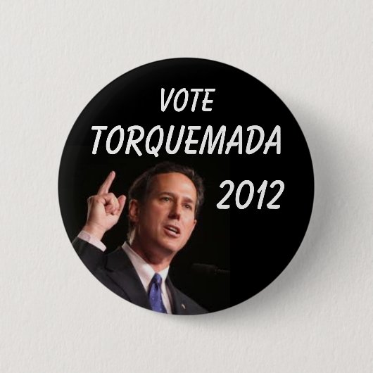 Knopf Anti-Rick Santorum Button (Vorderseite)