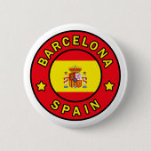 Knopf Barcelonas Spanien Button (Vorderseite)