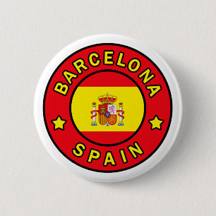 Knopf Barcelonas Spanien Button