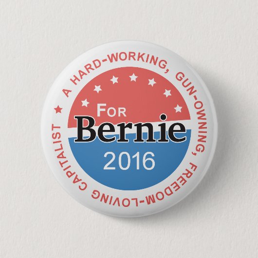 Knopf Bernie 2016 Button (Vorderseite)