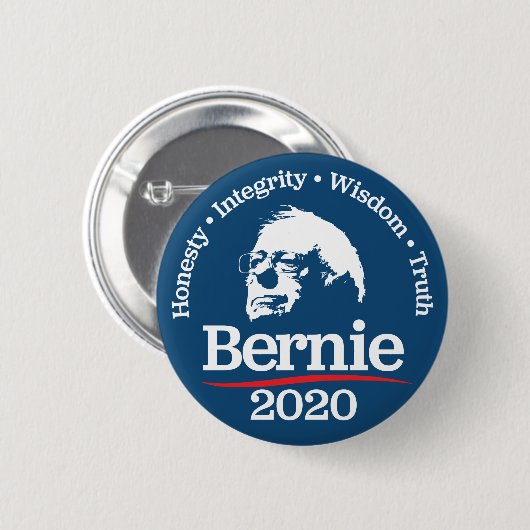 Knopf Bernie 2020 Button (Vorne & Hinten)