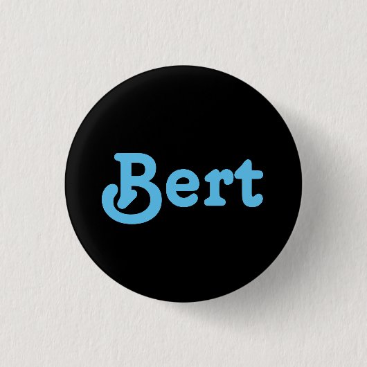 Knopf Bert Button (Vorderseite)