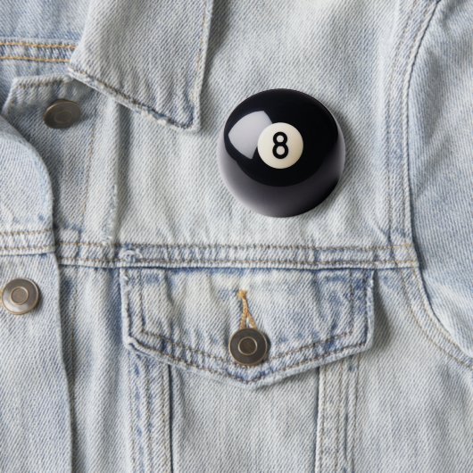 Knopf Billardsnooker-8-Ball Button (Beispiel)