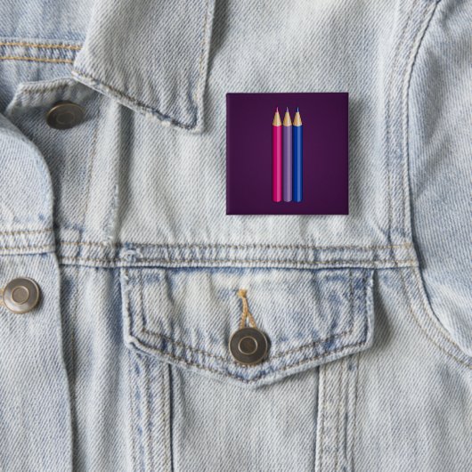 Knopf Bisexualität Stolz Button (Beispiel)