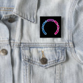 Knopf "Bisexueller Morcocode" Button (Beispiel)