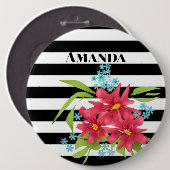 Knopf Blume Button (Vorne & Hinten)