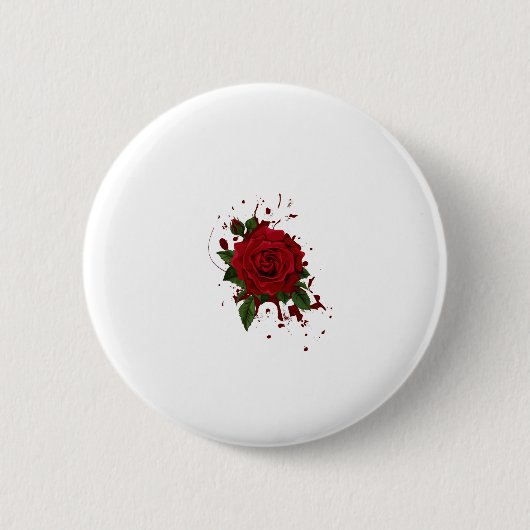 Knopf-Blumendesign Button (Vorderseite)