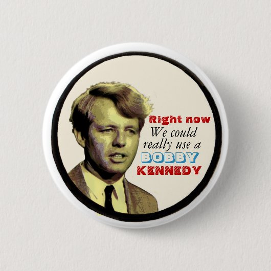 Knopf Bobbys Kennedy Button (Vorderseite)