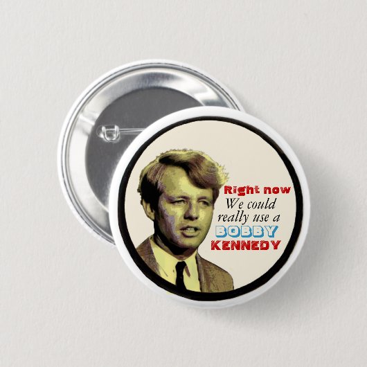 Knopf Bobbys Kennedy Button (Vorne & Hinten)