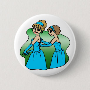 Knopf: Brautjungfer Button