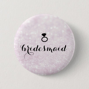 Knopf - Brautjungfern-Glitzer-Ring Bling Toilette Button