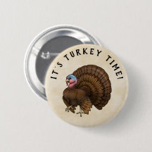 Knopf "Brown Turkey Time Erntedank"